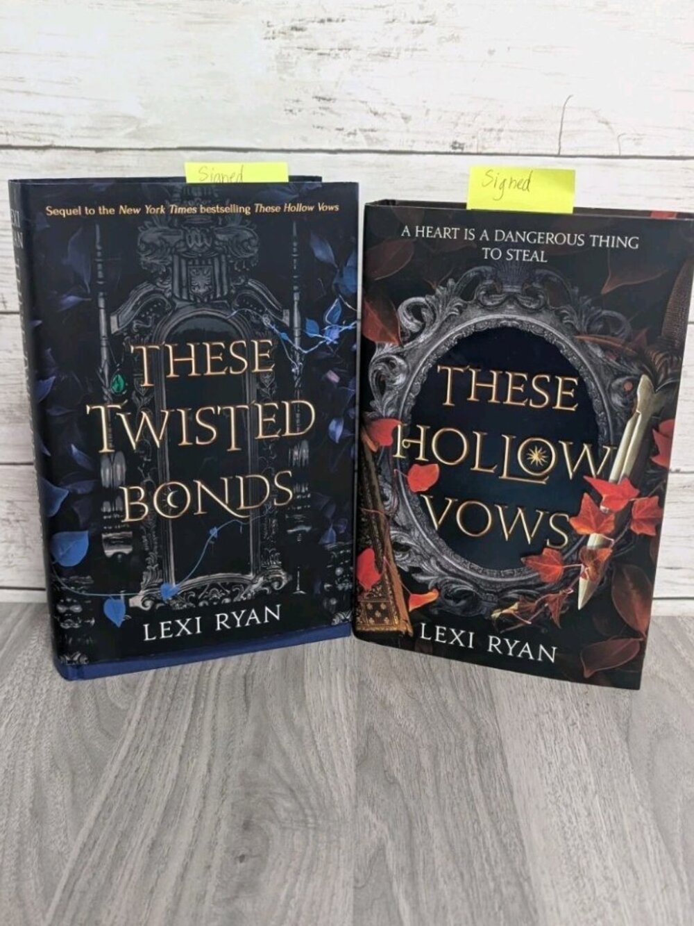 These Hollow Vows & These Twisted Bonds Book Set Fairyloot Lexi Ryan Signed
